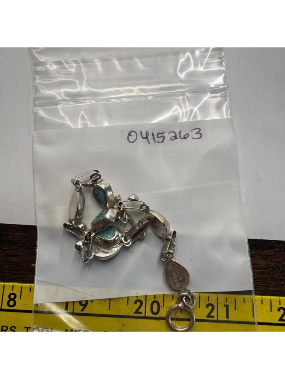 N/A teardrop turquoise